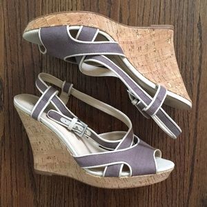 Saks | Cork Wedge Sandals